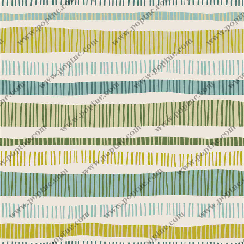 时尚条纹面料印花设计,适用于春夏服装印花
