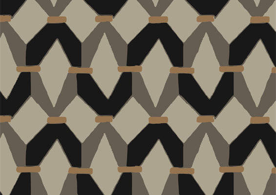 现代几何图案服装印花面料设计