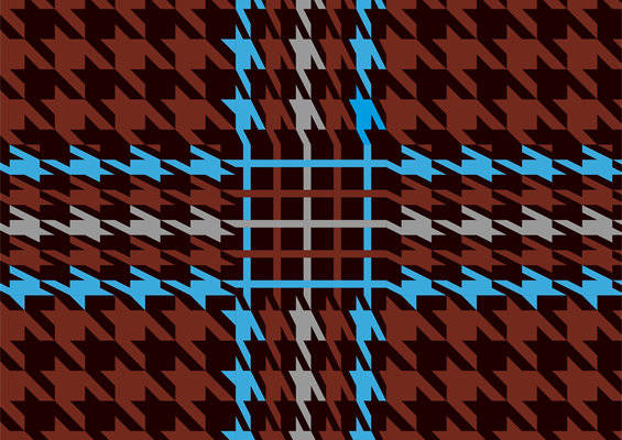 现代几何图案面料印花,时尚服装印花设计