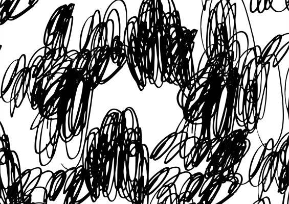 抽象艺术风格服装印花：不规则线条面料印花设计