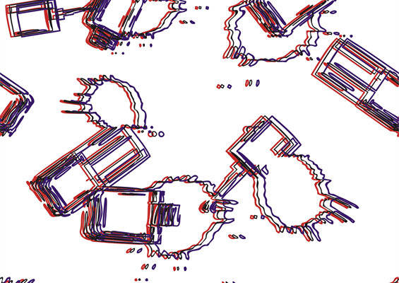 抽象艺术风格面料印花设计：现代感服装印花