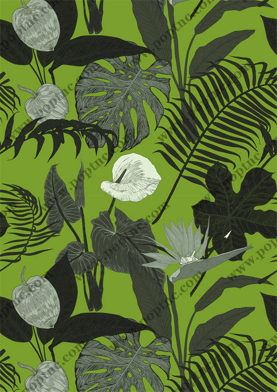 热带雨林风格服装印花面料设计:自然与时尚的完美结合