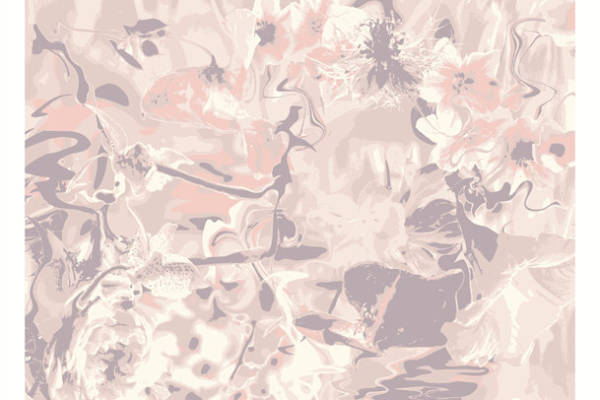 优雅花卉图案面料印花服装印花设计