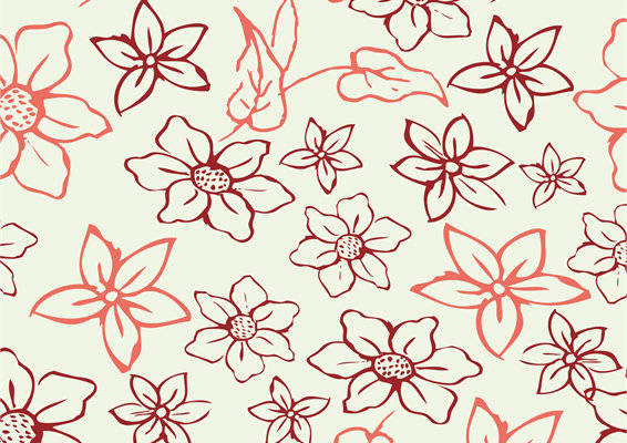 优雅花卉图案服装印花面料设计