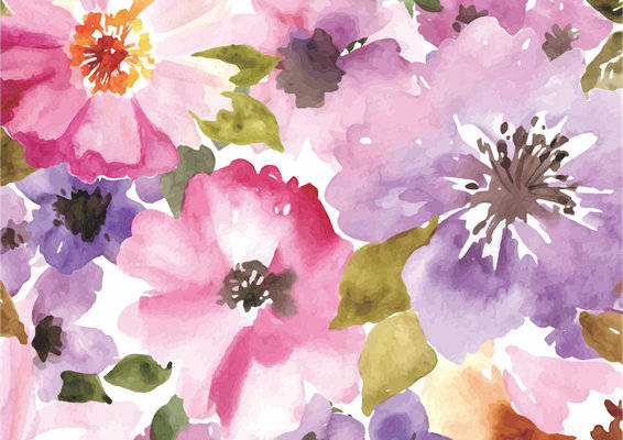 时尚花卉图案面料印花，春季服装印花设计灵感