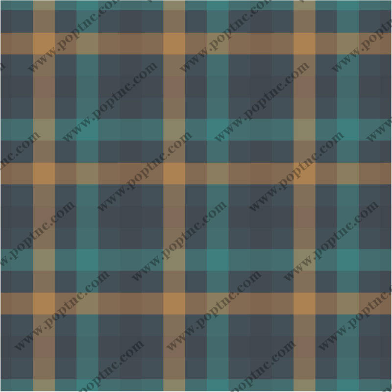 经典格子图案面料印花,复古风格服装印花设计