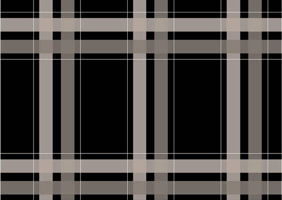 经典黑白灰格纹服装印花面料设计