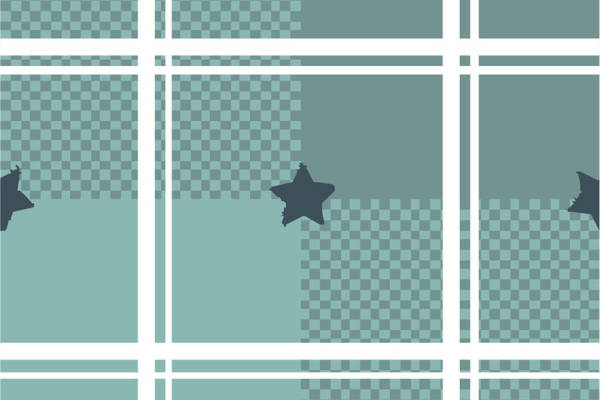 经典蓝绿色格子图案服装印花面料设计