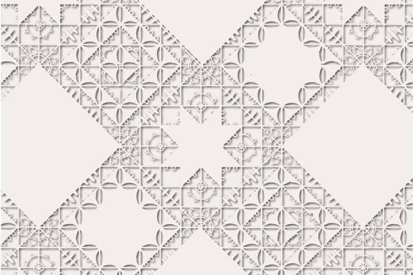 经典几何图案面料印花，提升服装印花设计感