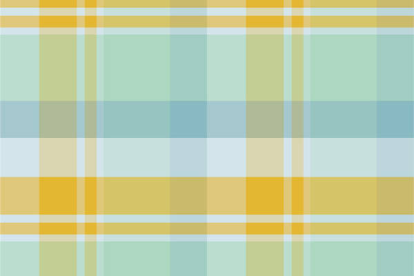 时尚简约格子图案服装印花面料设计