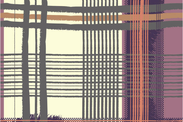 现代抽象几何图案服装印花面料设计