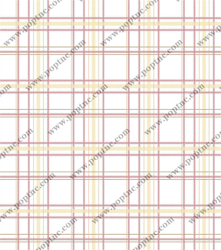 经典格子图案服装印花面料 适用于多场合的时尚设计