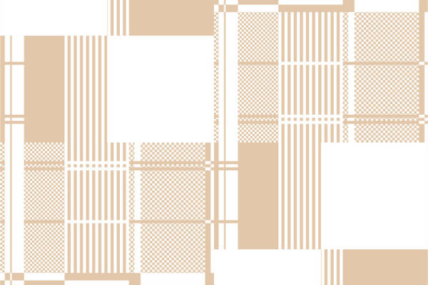 现代简约风格服装印花面料设计，适用于时尚服饰