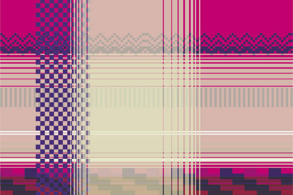 现代几何图案面料印花，时尚服装印花设计