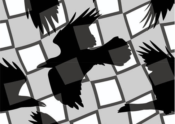 抽象几何风格面料印花 现代时尚服装印花设计