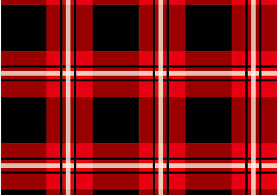 经典红色格子服装印花面料设计