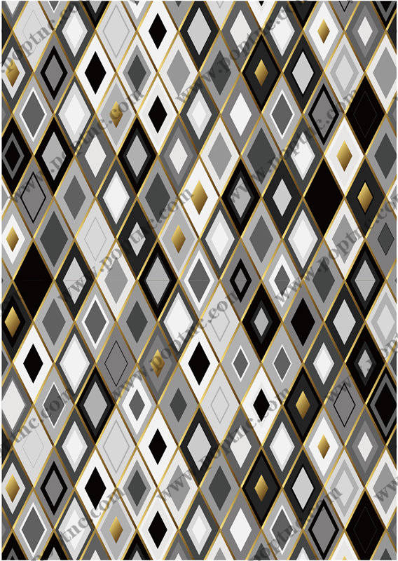 现代几何图案服装印花面料设计