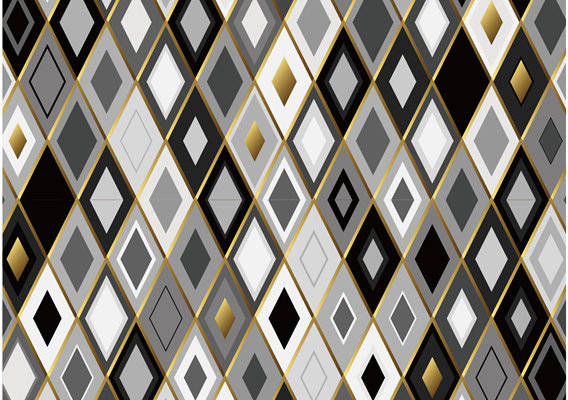 现代几何图案服装印花面料设计