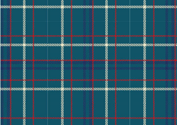 经典蓝绿格子服装印花面料设计