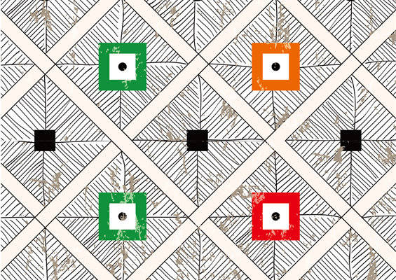 现代几何图案服装印花面料设计