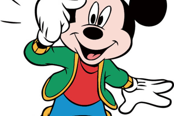 经典卡通裁片印花服装,米奇风格活力无限