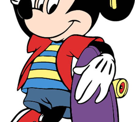 时尚米奇裁片印花服装,打造个性街头风格