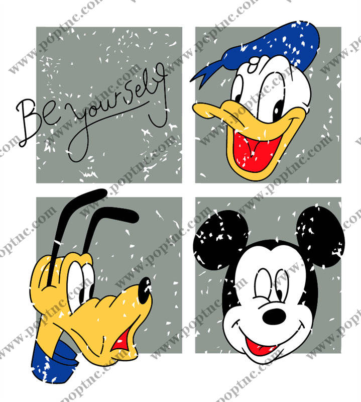 经典卡通裁片印花服装,展现个性与趣味的时尚选择