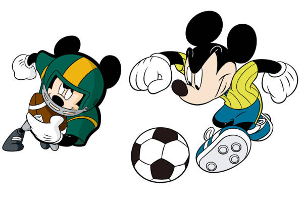 创意裁片印花服装:足球主题卡通运动风