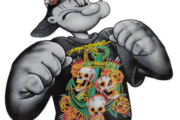 时尚街头风格裁片印花服装印花设计