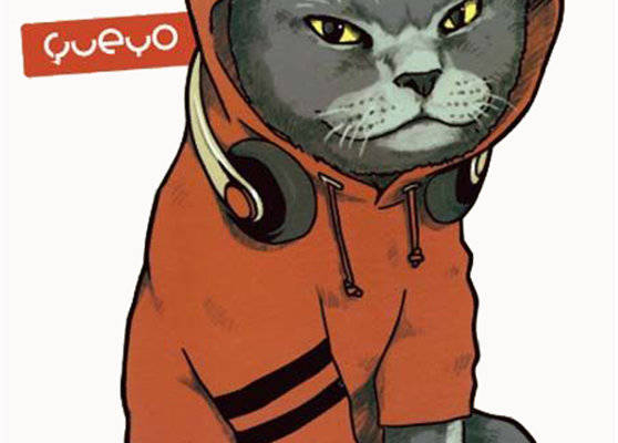 时尚潮流猫裁片印花服装印花设计