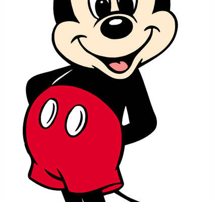 经典卡通角色米奇老鼠裁片印花服装印花设计