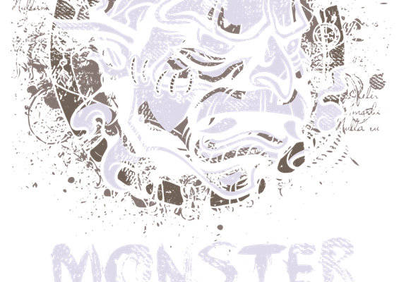 独特怪兽主题裁片印花服装,展现个性时尚