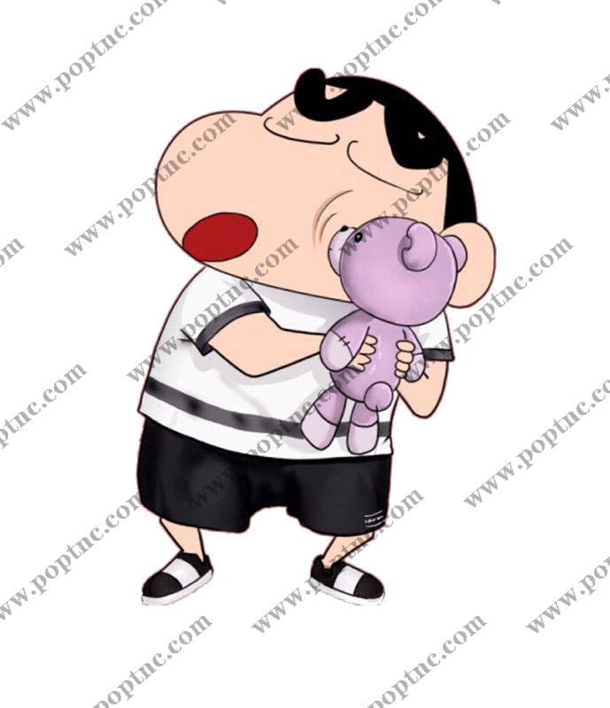 可爱卡通人物裁片印花服装印花设计