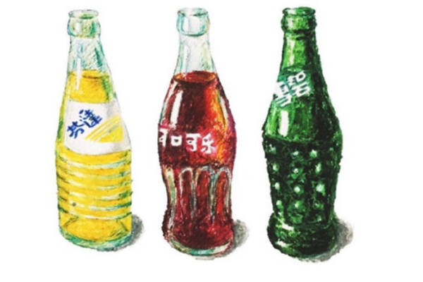 经典饮料裁片印花服装：复古风格与现代时尚的完美结合