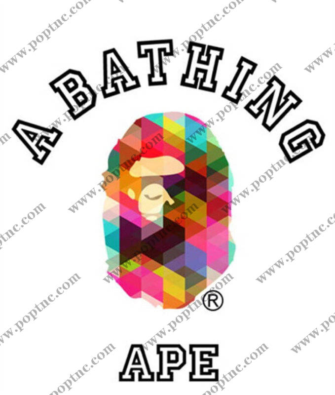 时尚多彩几何图案裁片印花服装印花设计