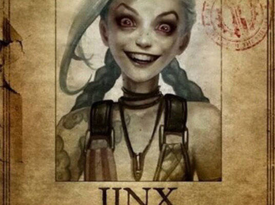 探索Piltover警局的通缉令：Jinx裁片印花服装印花