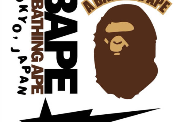 东京潮流品牌BAPE裁片印花服装印花设计