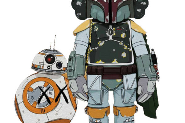 星球大战主题裁片印花服装印花设计,经典角色风格