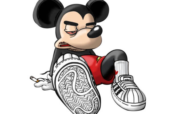 经典卡通角色裁片印花服装,打造个性时尚风格