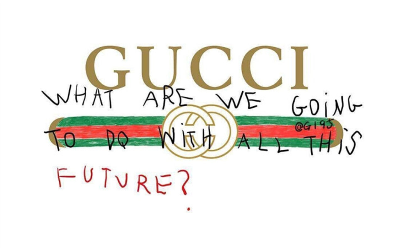探索未来：Gucci裁片印花服装印花设计