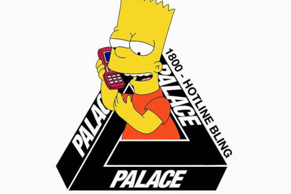 时尚潮牌Palace服装印花裁片印花设计