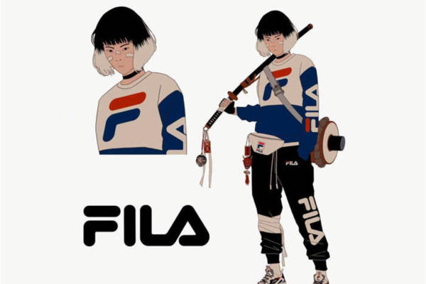 FILA品牌裁片印花服装印花设计,展现个性时尚风格