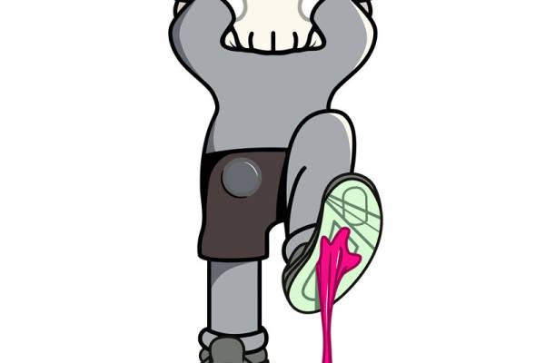 创意卡通裁片印花服装印花设计,趣味街头风格