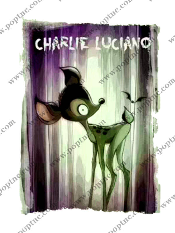 时尚个性卡通鹿裁片印花服装印花设计