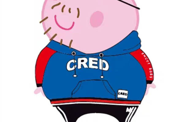 可爱卡通猪裁片印花服装,传递快乐与时尚