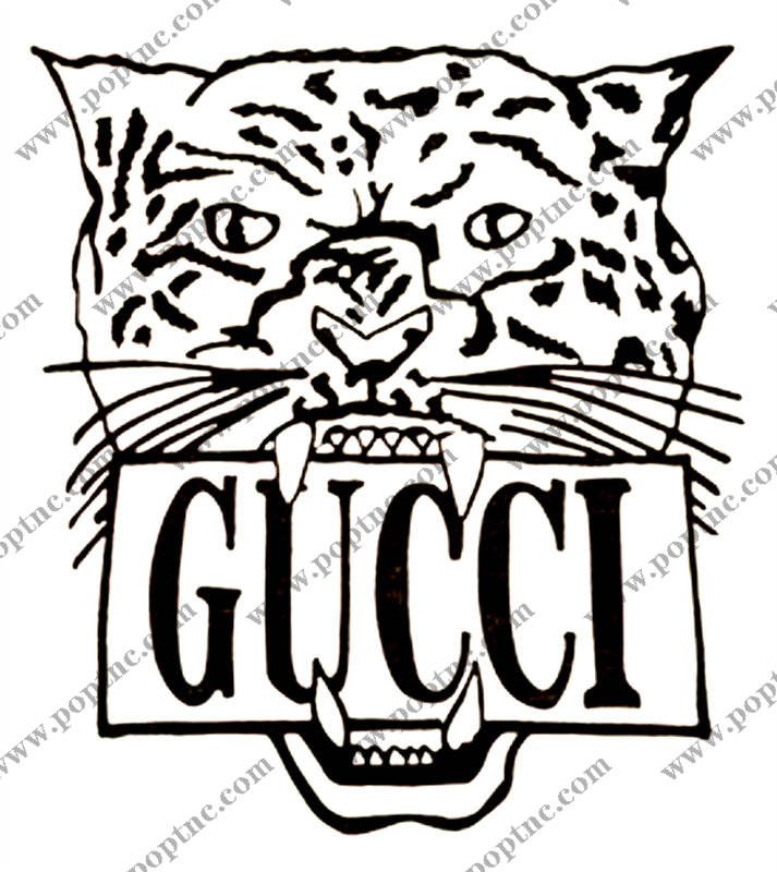 时尚品牌Gucci裁片印花服装印花设计