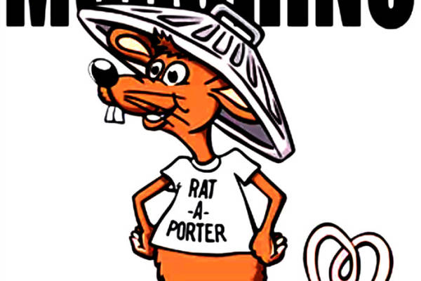 创意卡通老鼠裁片印花服装印花设计