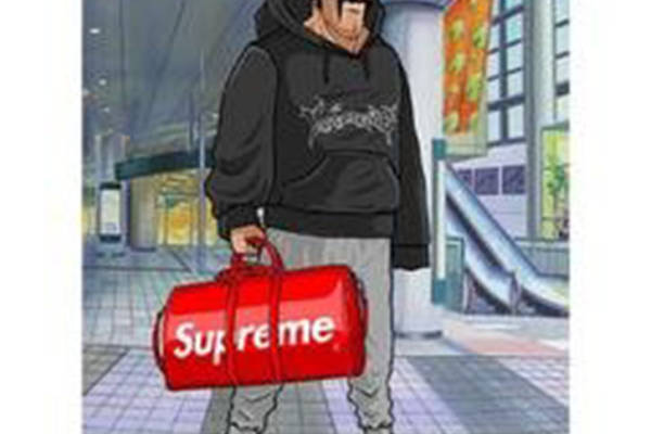 街头风格潮牌裁片印花服装印花设计