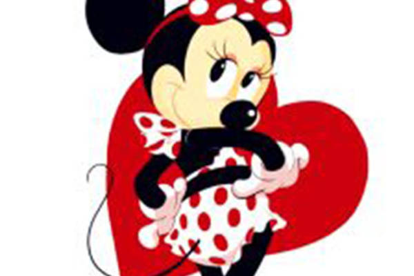 经典卡通裁片印花服装：米妮的红色波点时尚