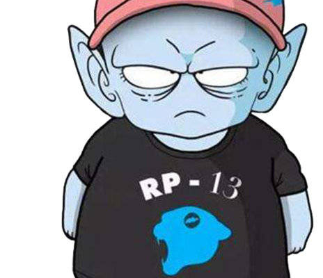 时尚潮流裁片印花服装印花设计:个性卡通角色图案